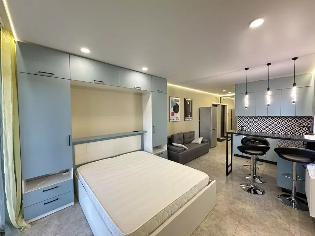 Студия Санкт-Петербург ул. Типанова, 25к1 (29.7 м) - Фото 1