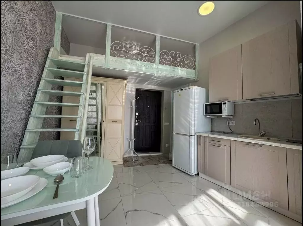 Студия Краснодарский край, Сириус пгт ул. Веселая, 82/1Б (25.0 м) - Фото 1