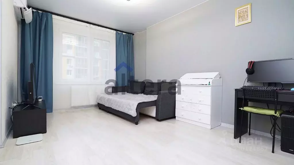 1-к кв. Татарстан, Казань Тэцевская ул., 4Б (35.0 м) - Фото 1