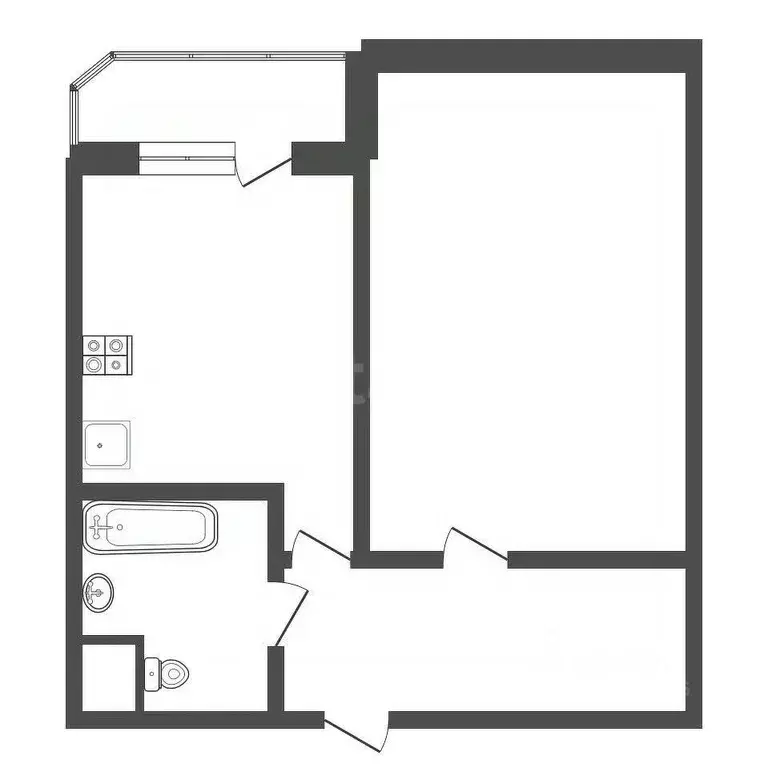 1-к кв. Тульская область, Тула городской округ, с. Осиновая Гора ... - Фото 2