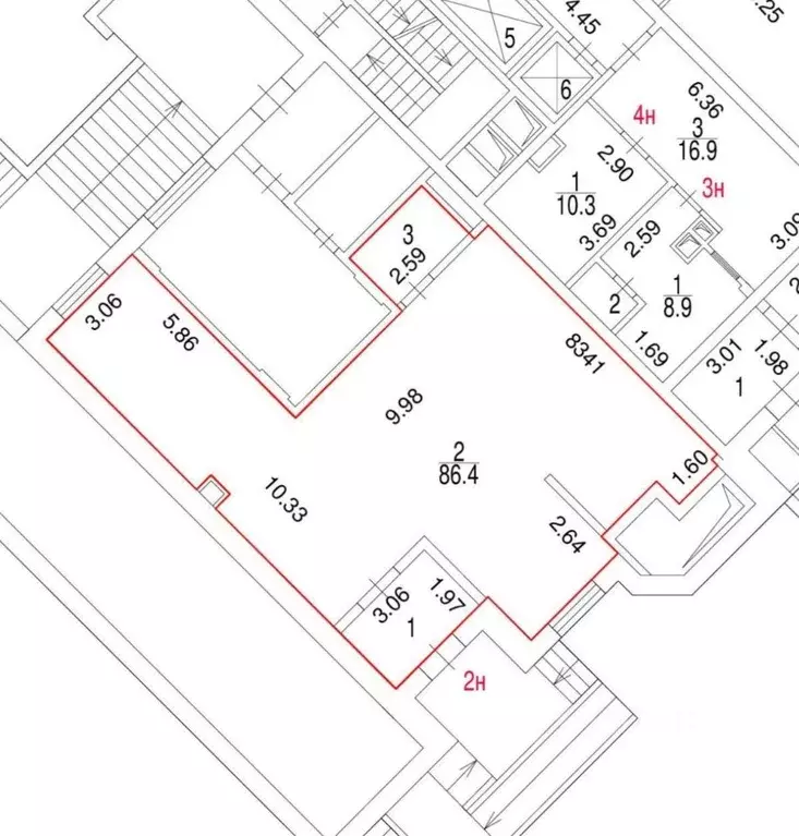 Помещение свободного назначения в Москва 6-я Радиальная ул., 3к1 (98 ... - Фото 2