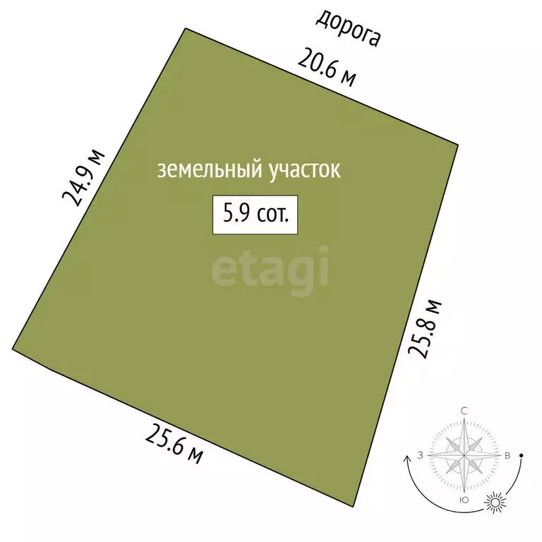 Участок в Тюменская область, Вагайский муниципальный округ, Шестовское ... - Фото 1