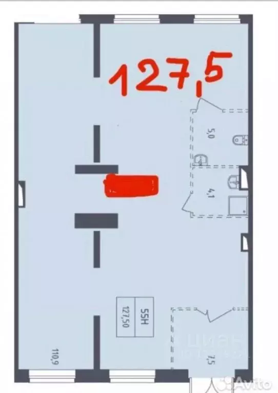Помещение свободного назначения в Московская область, Мытищи пер. 1-й ... - Фото 1