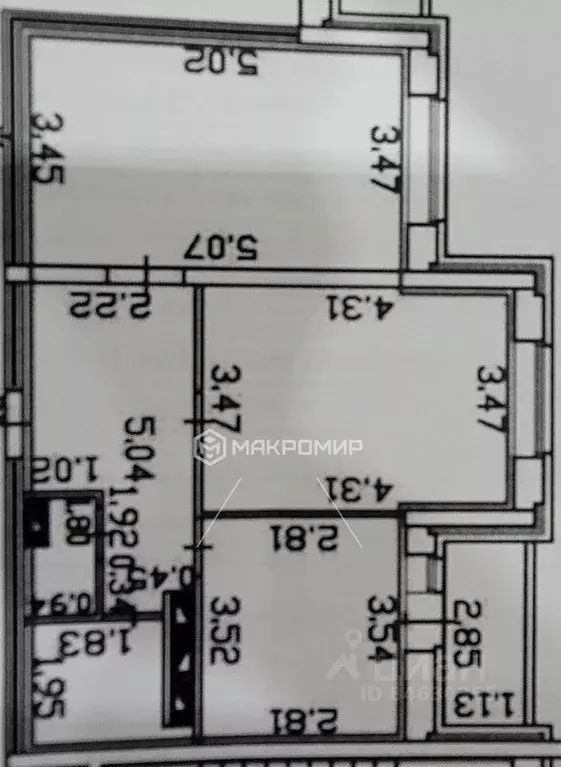 2-к кв. Орловская область, Орел Раздольная ул., 27А (61.0 м) - Фото 1