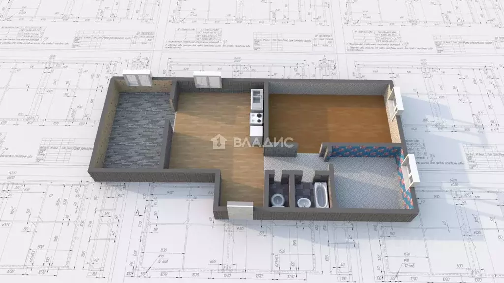 3-к кв. Иркутская область, Ангарск 18-й кв-л, 18 (60.8 м) - Фото 2