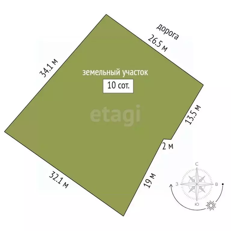 Участок в Ростовская область, Аксайский район, Старочеркасская ст-ца ... - Фото 2