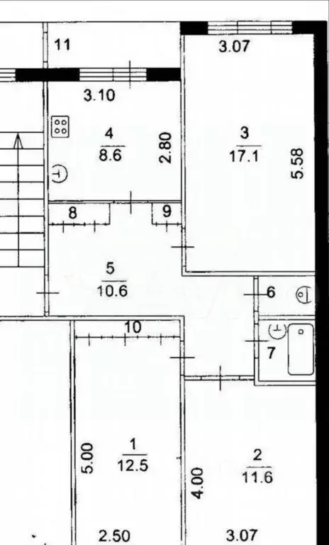 3-к кв. Московская область, Егорьевск 2-й мкр, 53 (66.4 м) - Фото 1