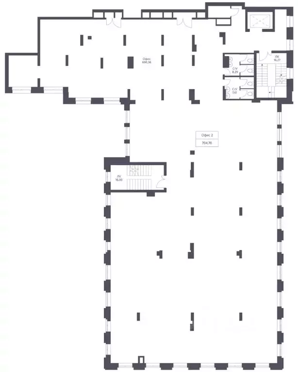 Офис в Новосибирская область, Новосибирск ул. Дуси Ковальчук, 246 (763 ... - Фото 1