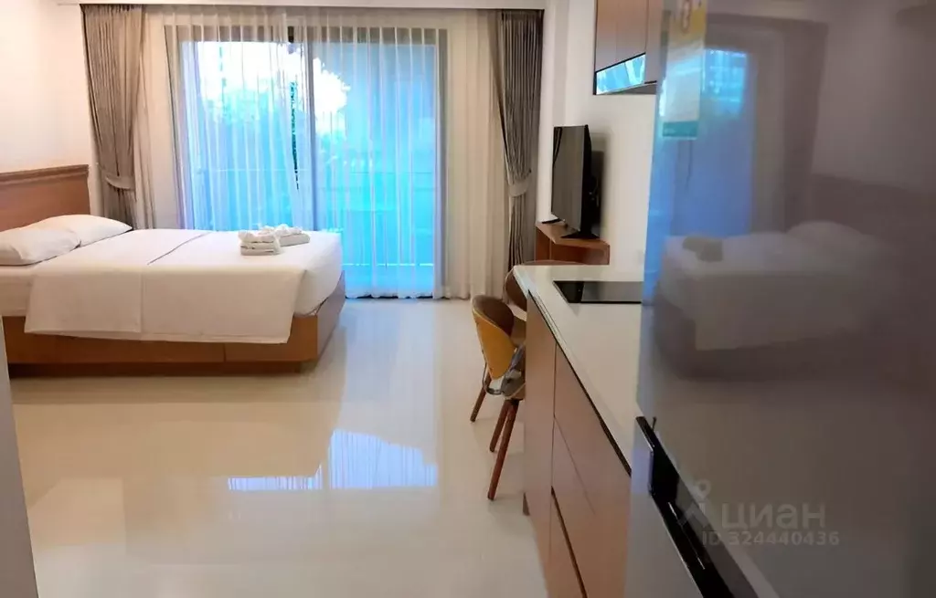 Студия Краснодарский край, Сочи Донская мкр, ул. Новая Заря (22.0 м) - Фото 1