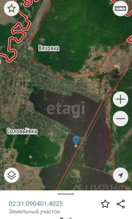 Участок в Башкортостан, Уфимский район, с. Булгаково  (6.0 сот.) - Фото 1