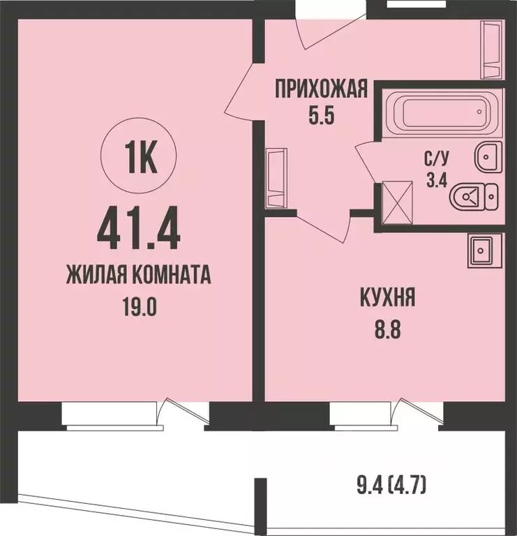 1-к кв. Новосибирская область, Новосибирск ул. Имени генерал-майора ... - Фото 0