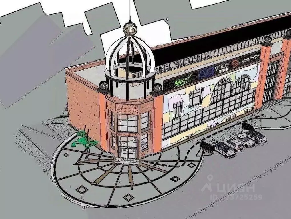 Торговая площадь в Омская область, Омск ул. Рождественского, 6к2 (100 ... - Фото 1