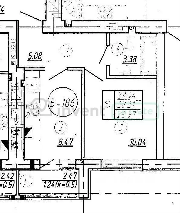 1-к кв. Калининградская область, Калининград ул. Флагманская, 3 (29.5 ... - Фото 2