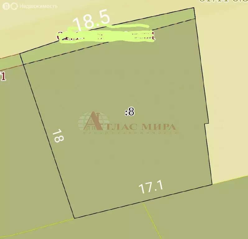 Участок в Ростов-на-Дону, улица Красных Зорь, 116 (3.08 м) - Фото 0