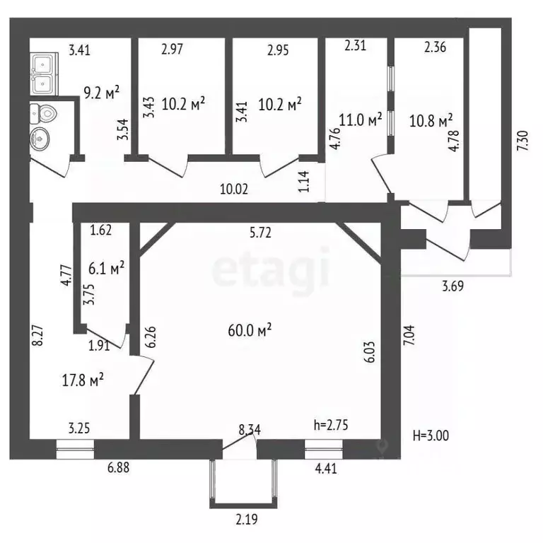 Помещение свободного назначения в Ханты-Мансийский АО, Сургут ... - Фото 2