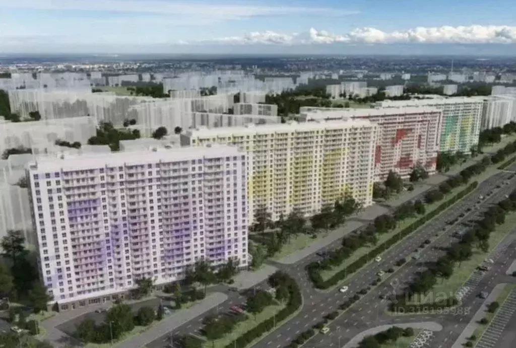 1-к кв. Санкт-Петербург Комендантский просп., 61 (32.2 м) - Фото 1