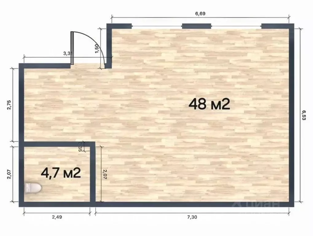 Помещение свободного назначения в Ленинградская область, Кудрово г. ... - Фото 1