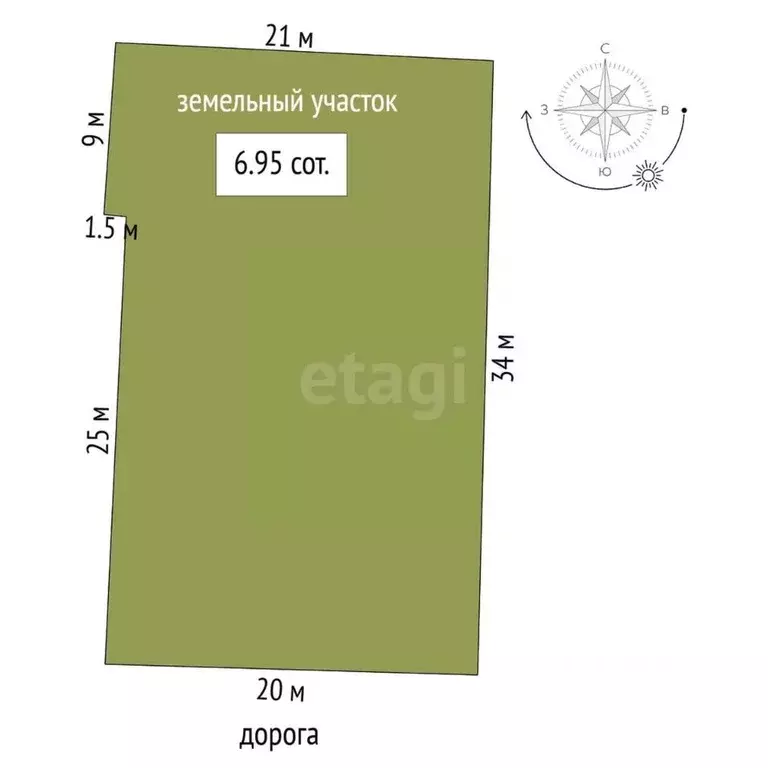 Дом в Крым, Сакский район, с. Охотниково ул. Лиманная (67 м) - Фото 2