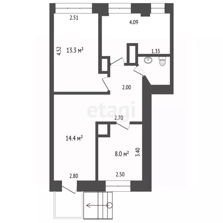 Помещение свободного назначения в Кемеровская область, Новокузнецк ул. ... - Фото 2