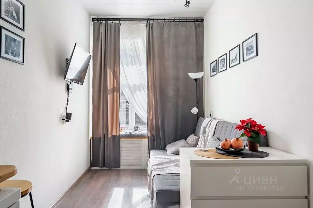 Студия Санкт-Петербург Клинский просп., 27 (22.0 м) - Фото 2