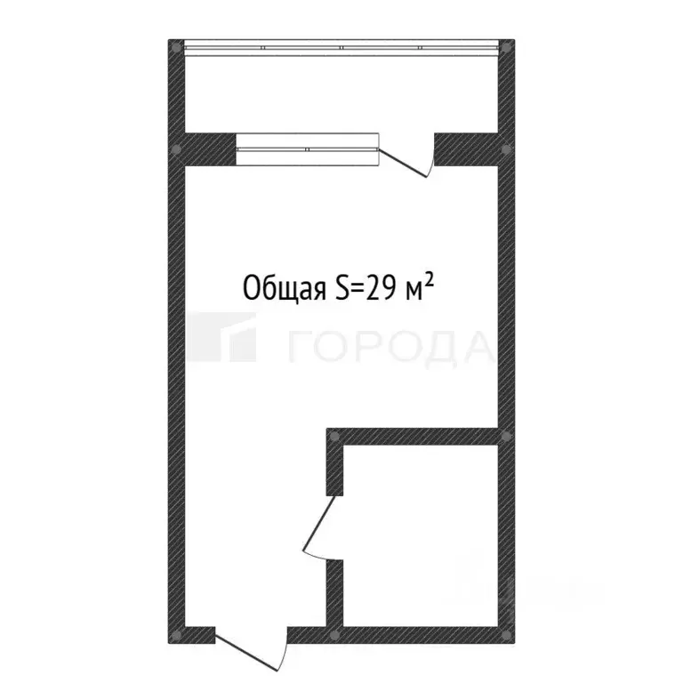 Студия Алтайский край, Барнаул ул. Советской Армии, 71 (29.0 м) - Фото 2
