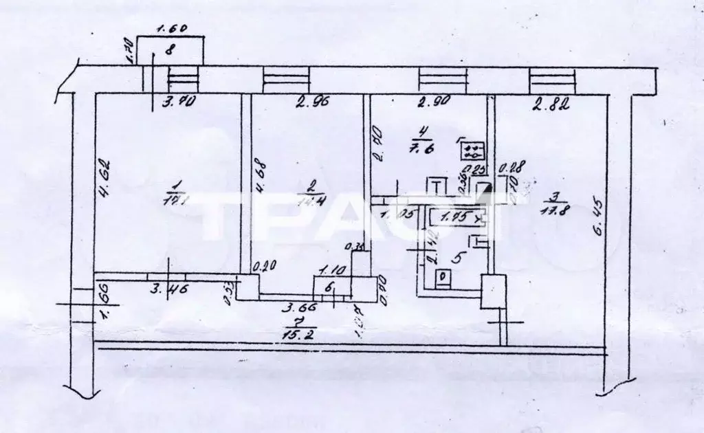 3-к кв. Воронежская область, Воронеж ул. Мира, 3 (77.1 м) - Фото 1
