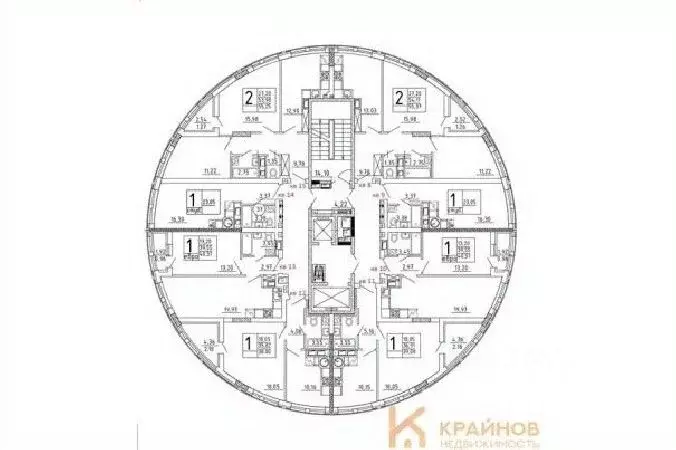 1-к кв. Воронежская область, с. Новая Усмань, Южный мкр  (40.51 м) - Фото 1