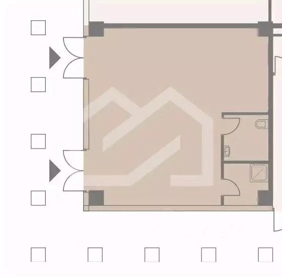 Торговая площадь в Москва Дербеневская ул., вл1 (76 м) - Фото 1