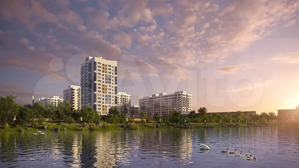 Квартира-студия, 34,9 м, 10/16 эт. - Фото 0