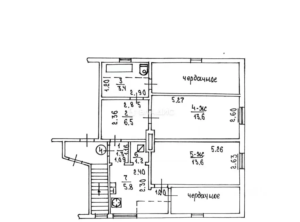 2-к кв. Калининградская область, пос. Приморье ул. Фруктовая, 4 (61.4 ... - Фото 2