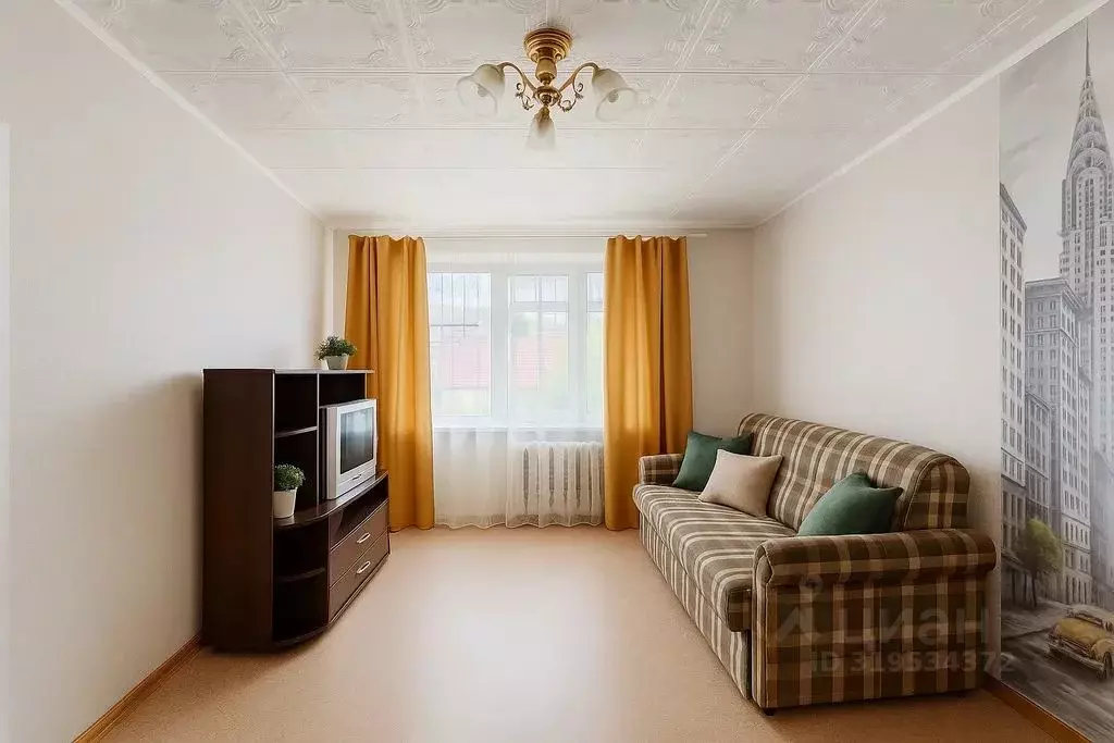 1-к кв. Оренбургская область, Бузулук ул. Фрунзе, 12 (34.0 м) - Фото 1