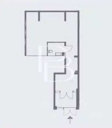 Торговая площадь в Москва Шмитовский проезд, 39к3 (64 м) - Фото 1