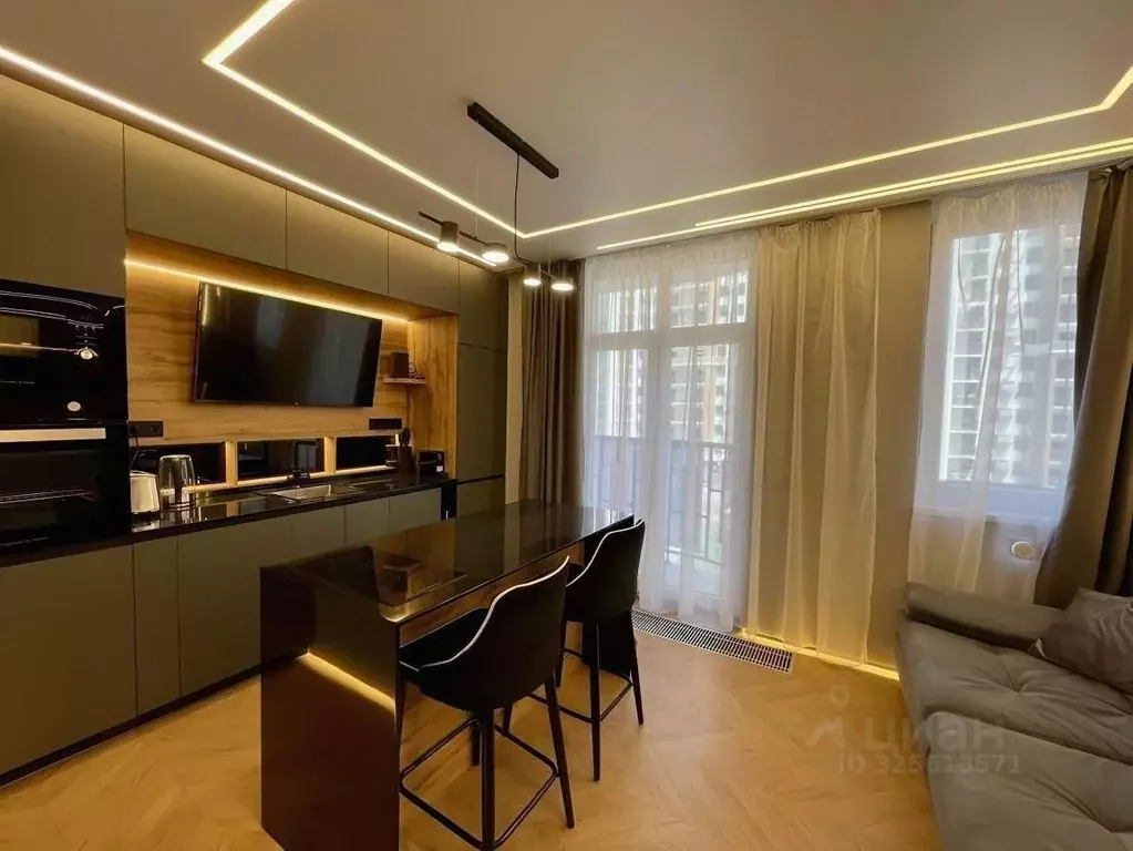 1-к кв. Краснодарский край, Сочи Завокзальный мкр, пер. Трунова, 6к3 ... - Фото 2