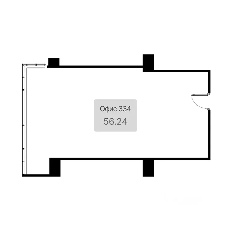 Офис в Краснодарский край, Краснодар Ставропольская ул., 19/1 (56 м) - Фото 2