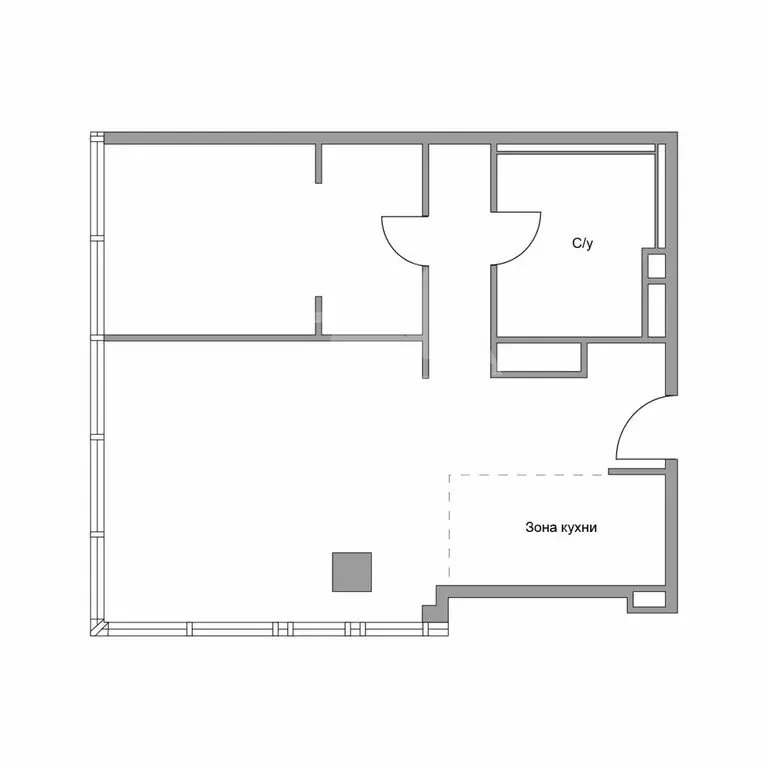 2-комнатная квартира: Москва, 1-й Красногвардейский проезд, 22с1 (85.7 ... - Фото 1