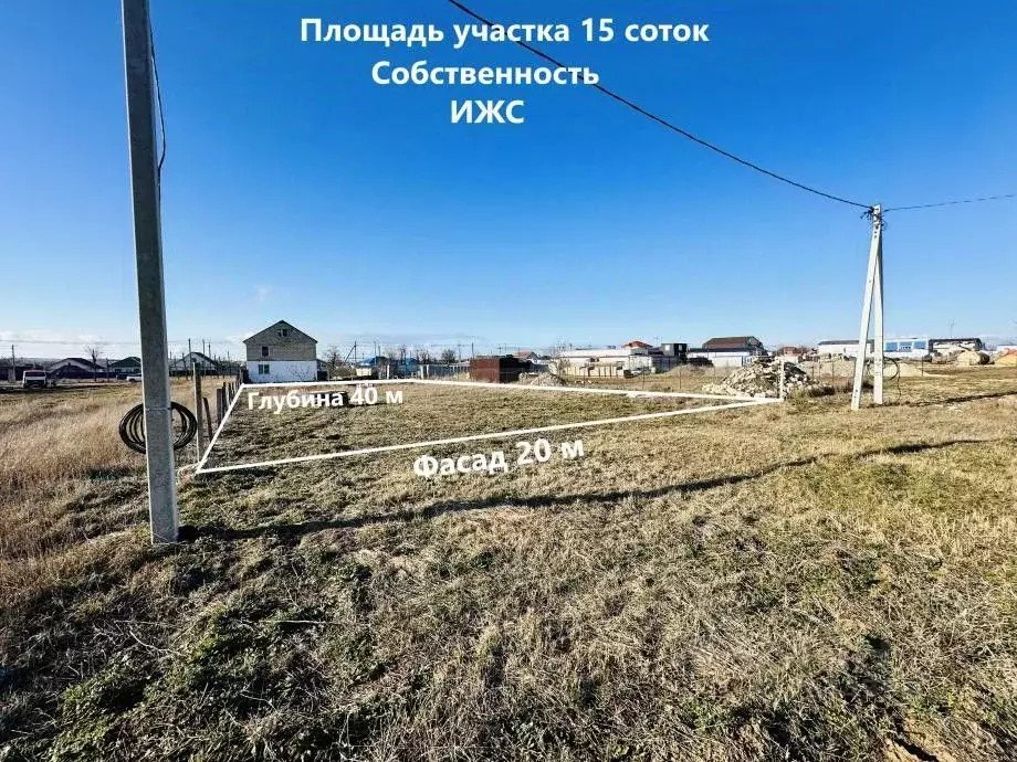 Участок в Краснодарский край, Темрюкский район, Тамань ст-ца Школьная ... - Фото 1