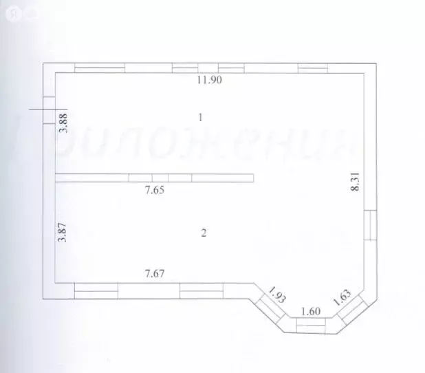 Дом в деревня Медвенка, микрорайон Водный, Громовская улица, 21 (100 ... - Фото 2