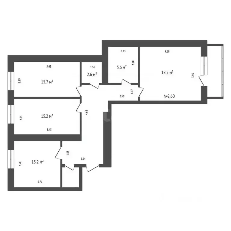 3-к кв. Красноярский край, Красноярск Николаевка мкр, ул. Дачная, 35А ... - Фото 2