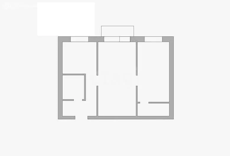 2-комнатная квартира: Киреевский район, сельское поселение ... - Фото 1