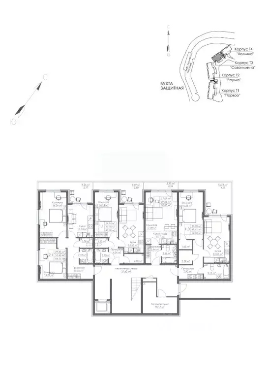 2-к кв. Ленинградская область, Выборг проезд Рельефный, 4 (58.23 м) - Фото 2