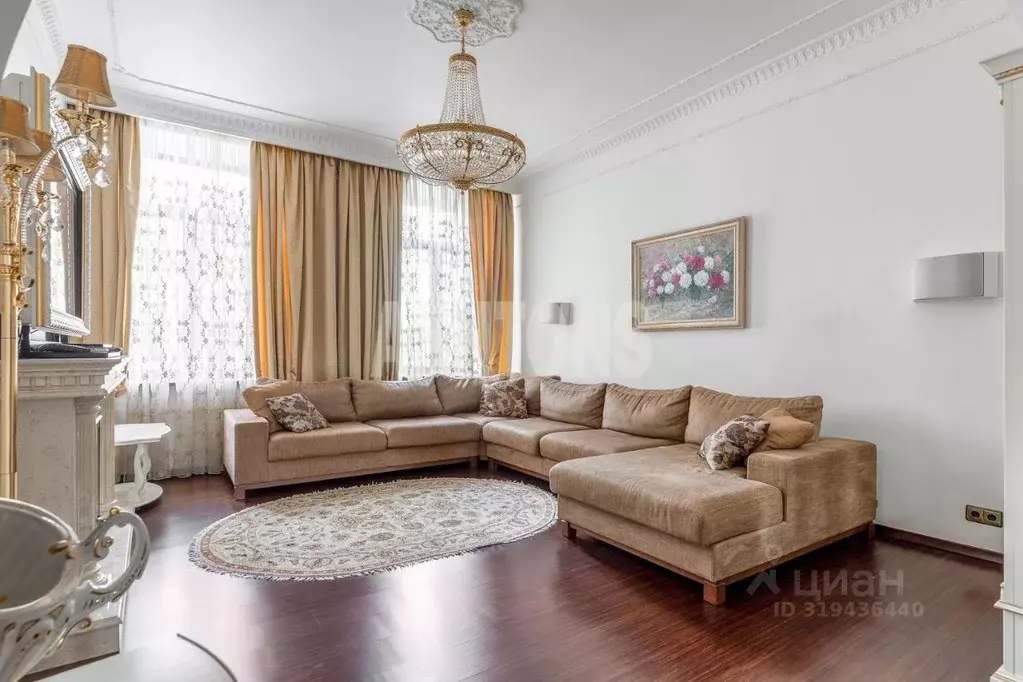 3-к кв. Москва пер. Сивцев Вражек, 44/28 (135.0 м) - Фото 1