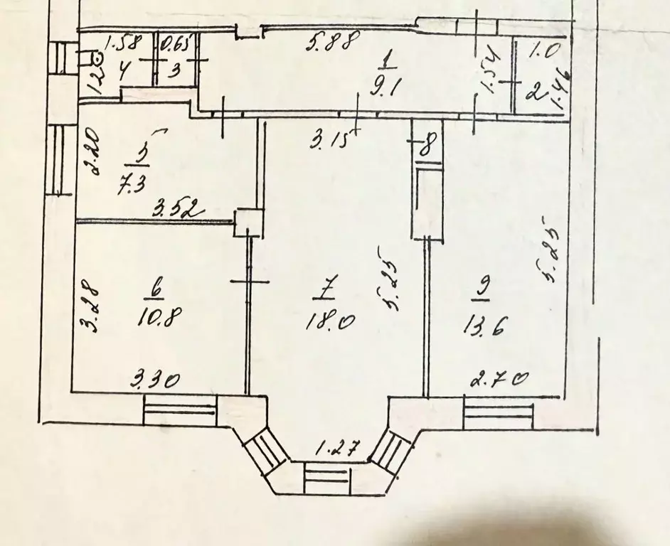 3-к кв. Новгородская область, Валдай Комсомольский просп. (63.0 м) - Фото 2