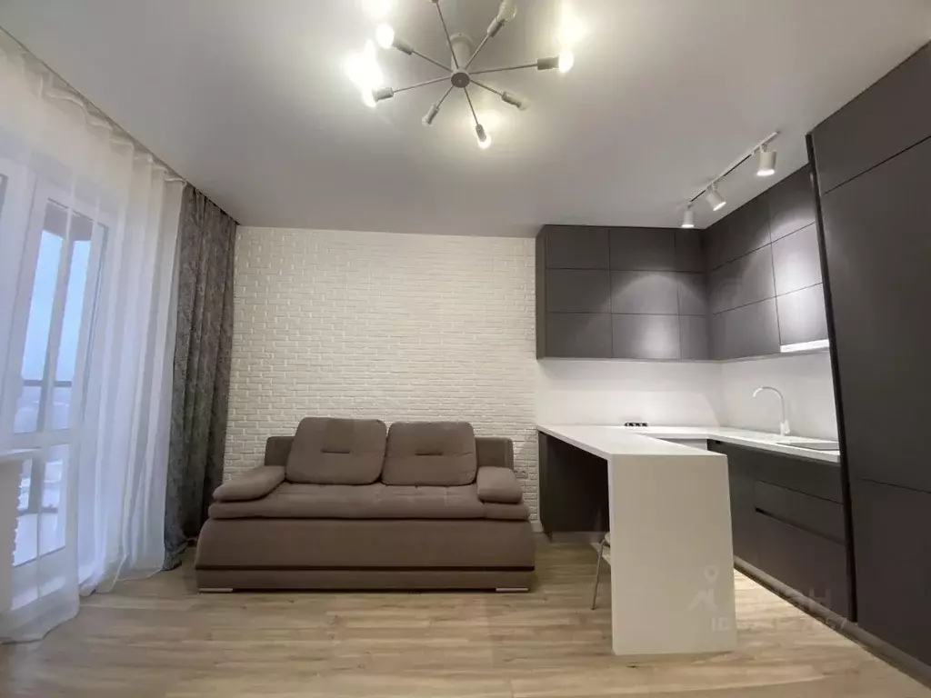 Студия Липецкая область, Липецк Нижняя Логовая ул., 11 (26.7 м) - Фото 1