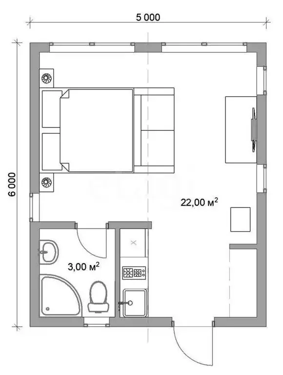 Дом в Верхнеуслонский район, Набережно-Морквашское сельское поселение, ... - Фото 1