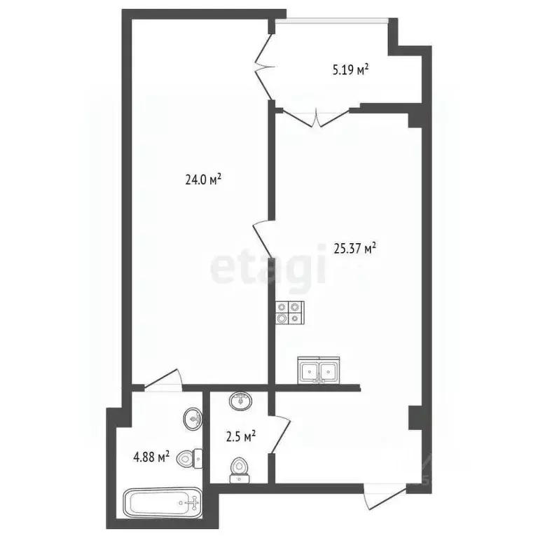 1-к кв. Крым, Ялта ул. Войкова, 39Ак1 (62.0 м) - Фото 2