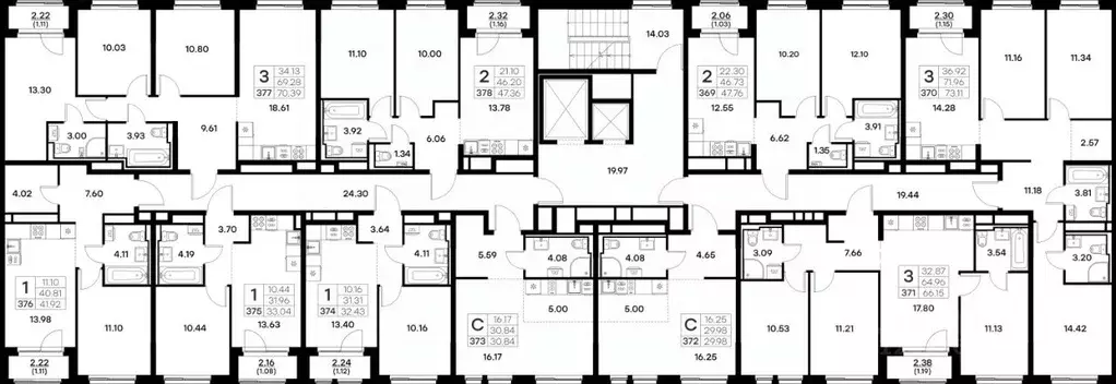 2-к кв. Владимирская область, Владимир GloraX Октябрьский жилой ... - Фото 2