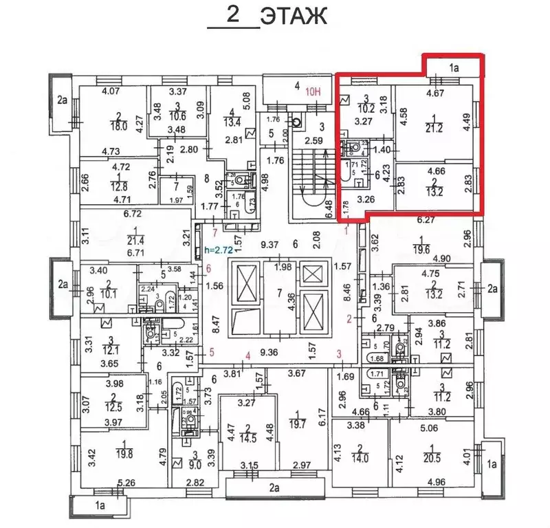 Аукцион: 2-к. квартира, 57,6 м, 2/24 эт. - Фото 0