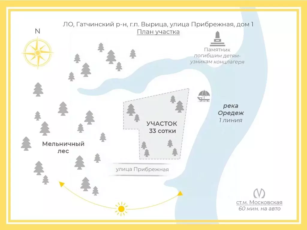 Участок в Ленинградская область, Гатчинский муниципальный округ, ... - Фото 2
