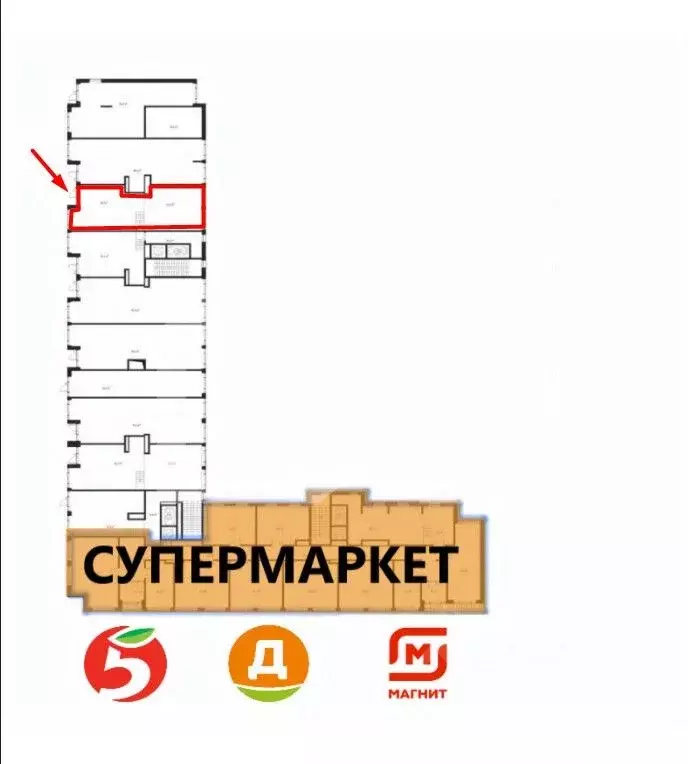 Торговая площадь в Московская область, Химки Клязьма-Старбеево мкр, ... - Фото 2