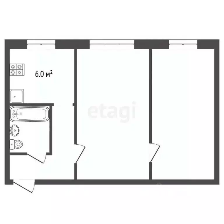 2-к кв. Московская область, Серебряные Пруды муниципальный округ, с. ... - Фото 1